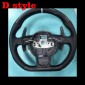 Without DSG Paddle Shifters Cover Trim or R8 buttons!!! Carbon Fiber Steering Wheel Replacement Parts For AUDI