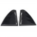  2pcs Black Rear Triangle Window Cover For Mercedes-Benz A Class 2013-2019