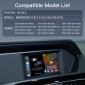  Wireless Carplay and Android Auto For Mercedes Benz A B C E CLA GLA GLK ML NTG4.5 with Android Auto Mirror Link AirPlay Car Play Functions