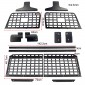  Black Style Molle Panel Storage Shelf Kit For Mercedes-Benz G-Class G63 2019-2023