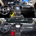  ABS Carbon Style Dashboard Console Navigation Cover Trim for Dodge Ram 1500 2019-2021