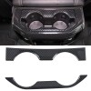  Carbon Style Rear Water Cup Holder Decorative Trim For Dodge Ram 1500 2019-2021