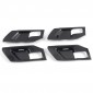  Carbon Style Inner Side Door Handle Bowl Cover Trim 4pcs For Dodge Ram 1500 2019-2021