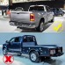  Carbon Style Rear Door Tailgate Handle Cover Trim For Dodge Ram 1500 2019-2021
