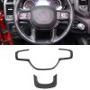  Carbon Style Inner Steering Wheel Button Cover 2pcs For Dodge Ram 1500 2019-2021