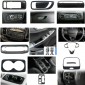  15*Carbon Style Interior Whole Kit Cover Trims For Ford Bronco Sport 2021-2023