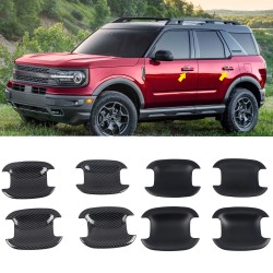 Free Shipping Side Door Handle Bowls Panel Cover Trim 4pcs for Ford Bronco Sport CX430 2021 2022