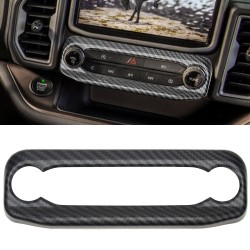 Free Shipping Carbon Style Printed Console Adjust Cover Trim for Ford Bronco Sport 2021 2022