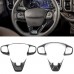 Free Shipping Interior ABS Carbon Style Steering Wheel Cover Trim For Ford Bronco Sport CX430 2021-2022
