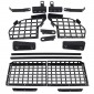  Black Style Side Hanging Boards / Middle Shelf Kit For Ford Everest 2015-2020