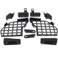  Black Style Side Hanging Boards / Middle Shelf Kit For Ford Everest 2015-2020