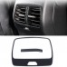 Free Shipping Carbon Style Armrest Rear Console A/C Air Vent Cover Trim Stainless Steel For Ford Bronco Sport 2021-2022