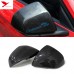 Free Shipping US version! 2pcs Carbon Fiber Side Rearview Rear View Mirror Cover Trim For Ford Mustang 2015-2019