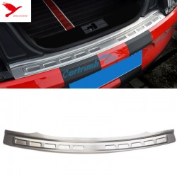 Outer Rear Bumper Protector Sill Plate Trim 1pcs for Ford Mustang 2015-2019