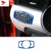 Free Shipping Left Hand Drive! 35pcs blue Interior decoration for ford mustang 2015-2019