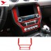 Free Shipping Left Hand Drive! 35pcs red Interior decoration for ford mustang 2015-2019