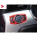 Free Shipping Interior Head light Switch Button Cover Trim 1pcs for Ford Mustang 2015 - 2019