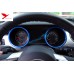 Free Shipping ABS Interior Dashboard Meter Ring Cover Trim 2pcs For Ford Mustang 2015 - 2019