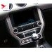 Free Shipping Interior Dashboard Navigation Panel Cover Trim 1pcs For Ford Mustang 2015 - 2019