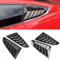 Free Shipping Rear Triangle Window Cover Trim 2pcs for Ford Mustang 2015 - 2019