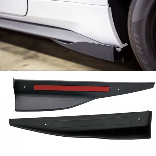  Side Skirt Pocket Corner South Side Skirt Spoiler Shelby Air Wind Knife For Ford MUSTANG 2015-2023