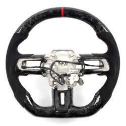  Carbon Fiber Steering Wheel Replacement Parts For Ford Mustang 2015-2023