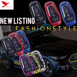 Free Shipping Car 4 or 5 Buttons Smart Key Case Key Bag 1pcs For Ford Mustang 2015-2019