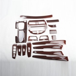  ABS Wood Grain Decoration Accessories Car Interior Gear Cover Trims For Honda Accord 8Th 2008-2012