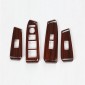  ABS Wood Grain Decoration Accessories Car Interior Gear Cover Trims For Honda Accord 8Th 2008-2012