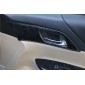  ABS Black Wood Grain Decoration Accessories Car Interior Gear Cover Trims For Honda Accord 9Th 2013-2015