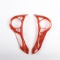  ABS Red Wood Grain Decoration Accessories Car Interior Gear Cover Trims For Honda Accord 9Th 2013-2015