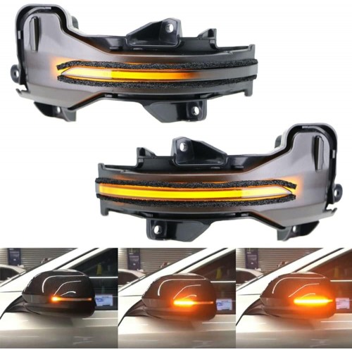 LED Side Mirror Sequential Dynamic Turn Signal Light For Honda CRV 2012-2018 / Vezel 2015-2019 / Fit 2014-2019 / City 2017-2019 / Odyssey 2017-2019 / Accord 2013-2018