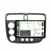 Android 10+ T10 4+64G / 6+128G Car Multimedia Stereo Radio Audio GPS Navigation Sat Nav Head Unit for Honda Civic SI Acura EL 00-06  