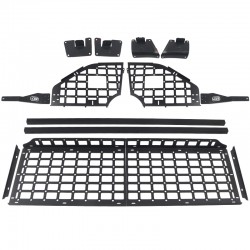  Black Style Storage panel shelf Middle Shelf Kit For TOYOTA Highlander 2015-2019