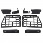  Black Style Side Hanging Boards / Middle Shelf Kit For Isuzu MU-X 2013-2019