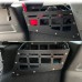  Black Style Storage Panel Shelf Middle Shelf Kit For Jeep Wrangler (JL) 4dr 2018-2022 (NOT Fit with Subwoofer)
