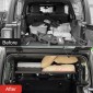  Black Style Storage Panel Shelf Middle Shelf Kit For Jeep Wrangler (JL) 4dr 2018-2022 (NOT Fit with Subwoofer)