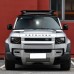 Matt Black Hood & Tailgate Emblem Replacement Parts For Land Rover Defender 2020-2024