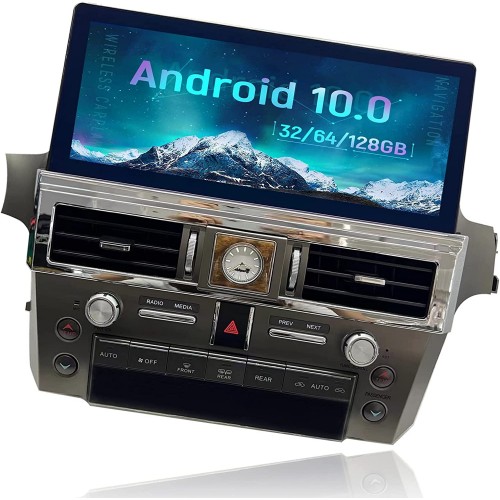   12.3”  T10 4+64G / 6+128G HD Touch Screen,Car GPS Navigation Head Unit,Carplay For Lexus GX460 2014-2020