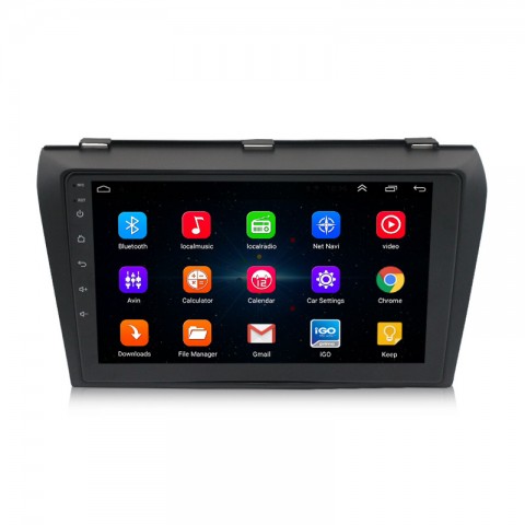 Free Shipping Android 10 T10 4+64G / 6+128G Car Multimedia Stereo Radio Audio GPS Navigation Sat Nav Head Unit For Mazda M3 2004-2013