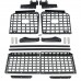 Free Shipping Black Style Side Hanging Boards / Middle Shelf Kit For Nissan Patrol Y62 10-19