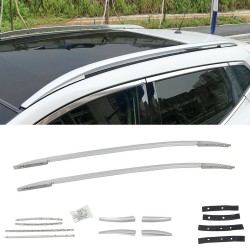Free Shipping Silver Roof Rack Rails Bars Luggage Carrier for Nissan Qashqai J11 2014-2021 Rogue Sport 2017 - 2021