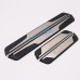 Free Shipping Plastic Outer Door Sill Scuff Plate Cover Trim 4pcs For Peugeot 3008 Access / Active / Allure / GT 2016 2017 2018