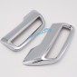  ABS Rear Exhaust Muffler Tip End Pipe Cover Trim 2pcs For Peugeot 3008 / 5008 Access / Active / Allure / GT 2016-2019