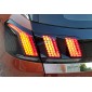  Rear Tail Light Honeycomb Style Stickers Cover Trim For Peugeot 3008 Access / Active / Allure / GT 2016 2017 2018