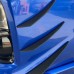  Front Bumper Fog Light Side Strip Cover Molding Trim ABS Carbon Style 6pcs For Subaru WRX STI 2015-2021 