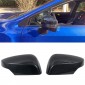  ABS Carbon Style Car Review Side Mirror Cap Cover 2pcs For Subaru WRX STi 2015-2021(Only Fit STI Version)