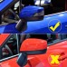 Free Shipping ABS Carbon Style Car Review Side Mirror Cap Cover 2pcs For Subaru WRX STi 2015-2021(Only Fit STI Version)