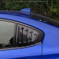  ABS Rear Window Scoop Louvers Cover 2pcs For Subaru WRX STi 2015-2021