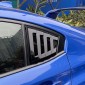  ABS Rear Window Scoop Louvers Cover 2pcs For Subaru WRX STi 2015-2021